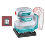 LIJADORA DE PALMA 4 3/8"X 4" INALAMBRICA 20V INCLUYE 5 LIJAS INDUSTRIAL SUPER TOTAL NO INCLUYE BATERIA NI CARGADOR (TSHSLI2024)