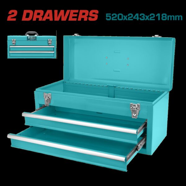 CAJA HERRAMIENTAS 520X243X218MM METALICA INDUSTRIAL SUPER TOTAL  (THPTC202)