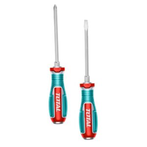 Juego Destornilladores x 2PZS  Punta Inmantada Industrial Super Total (TGTST0206)