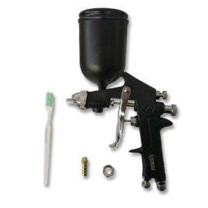 Aerografo Uduke Profesional  Vaso de 400 Cc Pistola F75G Negra  (HT4082)