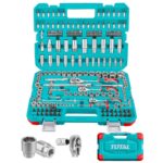 Rache con Copas  1/2,1/4,3/8 x 201 Pzs Industrial Super Total (THTS082016)