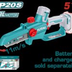 SIERRA MINI INALAMBRICA 5" 20V INDUSTRIAL BATERIA Y CARGADOR NO INCLUIDO TOTAL (TGSLI2056)