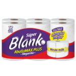 PAPEL HIGIENICO SUPER BLANKO TH MEGA X12 PACA REF: 2102