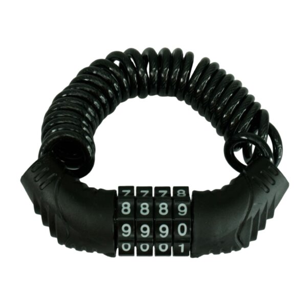 CANDADO GUAYA BICICLETA CON CLAVE 4 DIGITOS 1.5 MTS UDUKE (HT2212) Item: 19887