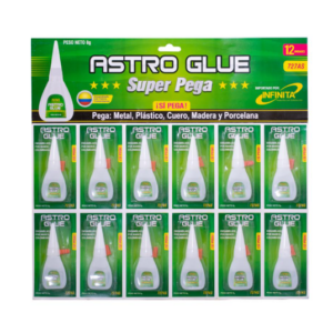 SUPER PEGA ASTRO GLUE CARTON X 12 PCS (8 GRS) 727AS Item: 16235