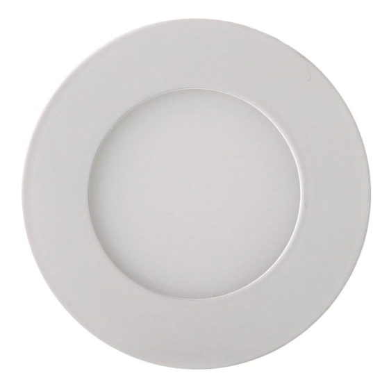 PANEL LED 3W REDONDO INCRUSTAR LUZ DIA (6500K)(ZFR01) Item: 8383B