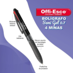 BOLIGRAFO OE-017F 4 EN1 0.7 mm FANTASIA