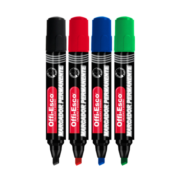 MARCADOR PERMANENTE ROJO OE-522