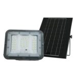 REFLECTOR LED 100W LUZ DIA + PANEL SOLAR (IP65) (6400K)(23071) CON SENSOR