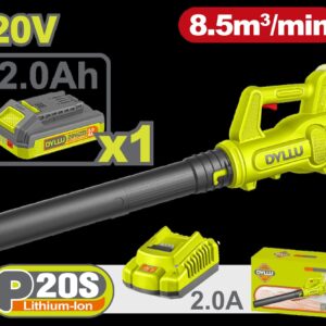 Sopladora Inalambrica 20V Incluye 1 Bateria 20V ( 2.0AH ) y Cargador Dyllu (UDTBLP521)