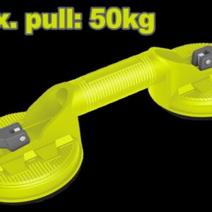 Chupa Ventosa Doble Capacidad 50 KG para Vidrio Dyllu (DTKR1G50)