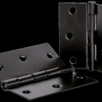 BISAGRA NUDO CABEZA PLANA NEGRO MATE 3X3 C-16 BLISTER X 2 CT (T1106-0227)