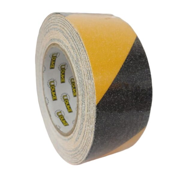 CINTA ADHESIVA ANTIDESLIZANTE 2 X 20 MTS AMARILLA Y NEGRA UDUKE (HT4017)