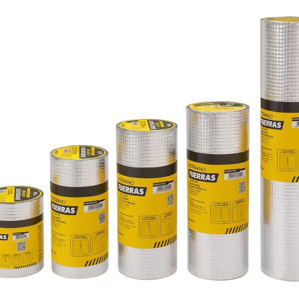 CINTA ASFALTICA TAPA GOTERAS 20 CM X 5 M ALUMINIO UDUKE 1.1MM