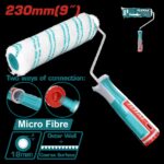 Rodillo Felpa 9" Blanco Microfibra Industrial Super Total (THT8593D)