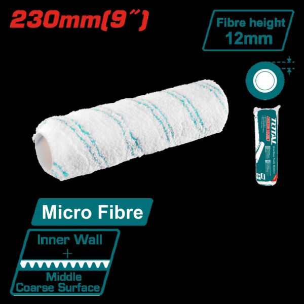 REPUESTO DE RODILLO 9" DE MICROFIBRA SUPER TOTAL (THT85951)