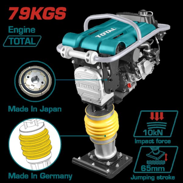 COMPACTADORA A GASOLINA 6.5HP 10KN (33X29CM) SUPER TOTAL (TP880-2)