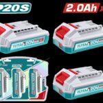 KIT DE 3 BATERIAS 20V 2.0AH INDUSTRIAL ION LITHIUM  INDUSTRIAL SUPER TOTAL (TOSLI240311)