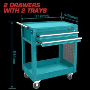 Carro para Herrmientas 2 Bandejas ( 71.2X44X69,4CM) Insdustrial Super Total (THPTC201)