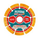 Disco Diamantado Segmentado 4 1/2" Universal Corte en Seco y Humedo Industrial Super Total (TAC2171151)