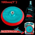 DISCO DE PP-EVA CON VELCRO 7" PARA POLICHADORA SUPER TOTAL (UTAC18051)
