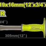 CINCEL PLANO 12" X 3/4" X 5/8" CON PROTECTOR DYLLU (DTCC2311)