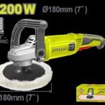 Polichadora 7" 1200W Industrial Incluye 4 Accesorios Dyllu (UDTAE1512001)