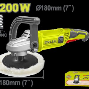 Polichadora 7" 1200W Industrial Incluye 4 Accesorios Dyllu (UDTAE1512001)