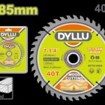 DISCO CORTE MADERA 7-1/4" X 40T DYLLU (DTTC1K05)