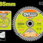 DISCO CORTE MADERA 7-1/4" X 60T DYLLU (DTTC1K03)