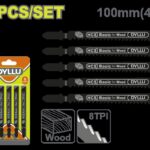 Set de Segueta Sierra Sable 4" X5PCS para Madera Dyllu  (DTJB111C)