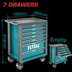 CAJA HERRMIENTAS 7 BANDEJAS (76.5 X 46.5 X81.2MM) INDUSTRIAL SUPER TOTAL (THRC01071)
