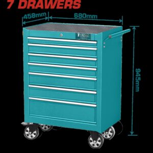 Carro para Herrmientas 7 Bandejas (68 x 45.8 X80.2MM) Industrial Super Total (THRC02071P)
