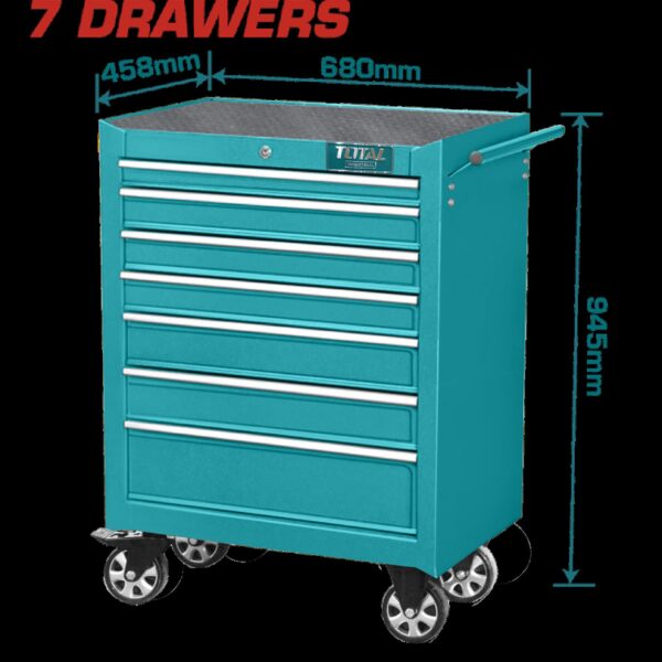 CARRO PARA HERRMIENTAS 7 BANDEJAS (68 X 45.8 X80.2MM) INDUSTRIAL SUPER TOTAL (THRC02071P)