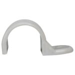 GRAPA PLASTICA BLANCA 3/8 TRASPARENTE (PARA MANGUERA NAVIDEÑA) (PRECIO POR UNIDAD)