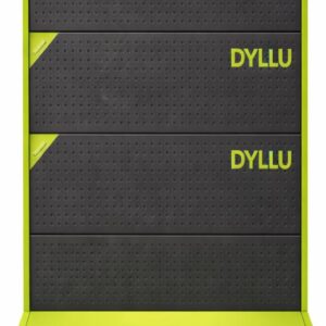 Material Publicitario (Exhibidor Dyllu Kit Completo Bandejas y Parales de 135CM) (135X95X38)
