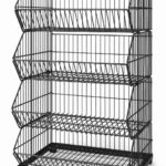 Exhibidor Uduke Canastillas Apilabes X4 con Base PISO(HT1632)(58X40X30-CM)