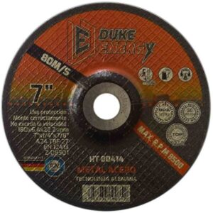 DISCO 7 X 1/4 X 7/8 PULIR METAL DUKE ENERGY TECNOLOGIA ALEMANA (HT80414) REF: 12127