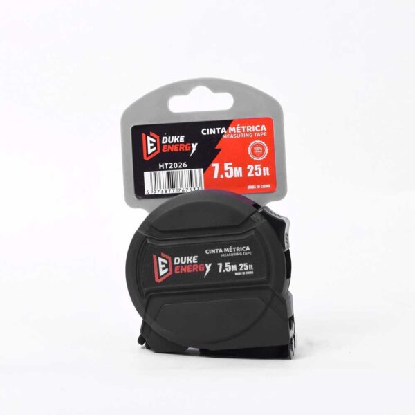 METRO 7.5 MTS HOJA 25MM NEGRO DUKE ENERGY (HT2026) REF: 19635