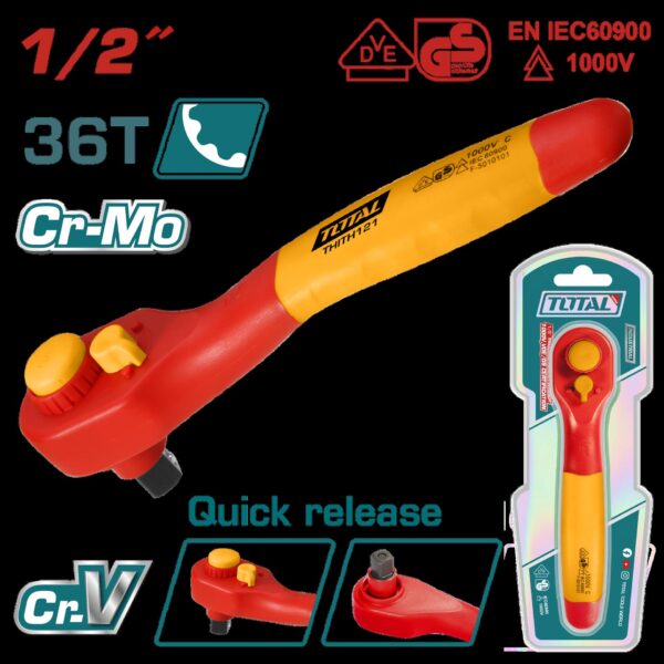 RACHE INDIVIDUAL 1/2" AISLADO 1000V  INDUSTRIAL SUPER TOTAL (THIRTH121)