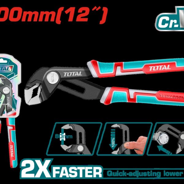ALICATE EXPANSIVO 12" PICO DE LORO INDUSTRIAL TOTAL (THT381206)