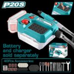 MOTO TOOL INALAMBRICO 20V 1/8'' INCLUYE 40 ACCESORIOS BATERIA Y CARGADOR SE VENDEN POR SEPARADO SUPER TOTAL (TMGLI2001)