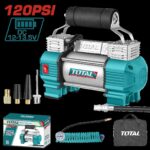 COMPRESOR MINI 20V 120 PSI 8.27BAR INCLUYE 4 ADAPTADORES PARA CARRO BATERIA Y CARGADOR SE VENDEN POR SEPARADO INDUSTRIAL SUPER TOTAL (TACLI2026)