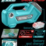 Electrobomba Inalambrica 20V 0.4HP 340W 48L/MIN  3/4'' Bateria y Cargador Se Venden por Separado  Super Total (TTPLI2001)