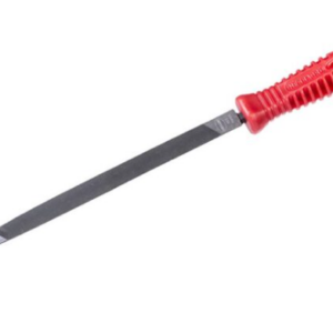 LIMA TRIANGULAR 8 HERRAGRO CON MANGO ROJA (75811108 Item: 12737A