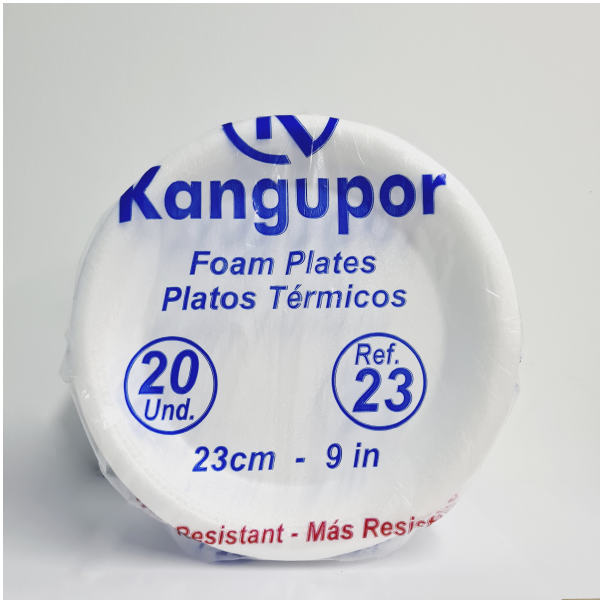 PLATO 23 KANGUPOR LLANO ICOPOR X 20 UNDS