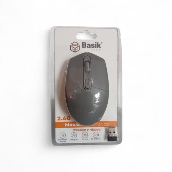 MOUSE INALAMBRICO BASIK TECH GRIS BSK RO5516 Ref;90431
