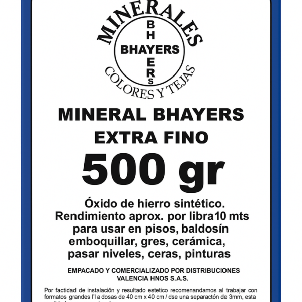 MINERAL AZUL BHAYERS CAJA 500GR Ref: 23155