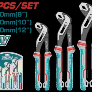 Juego de Alicate Expansivo x 3 Piezas (8",10",12") Industrial Super Total (THT2PK231)