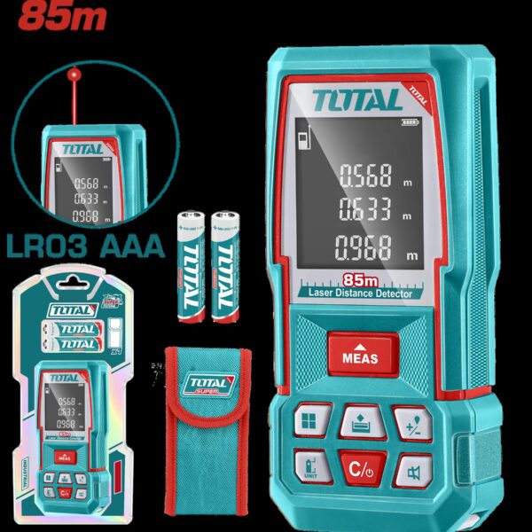 MEDIDOR DE DISTANCIA LASER 85MTS INDUSTRIAL SUPER TOTAL (TMT570268)